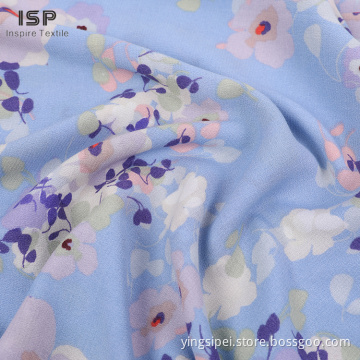 Eco Friendly Dyed Printing Clothing Crepe Fabric